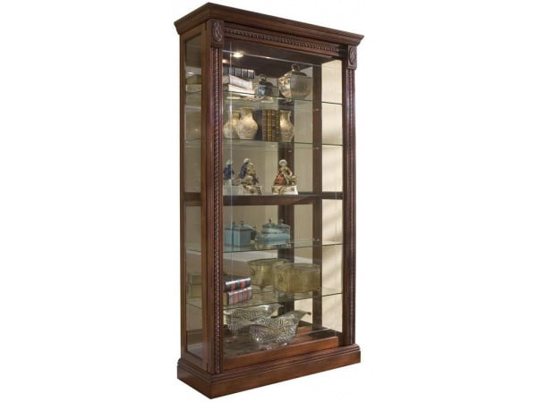 Two Way Sliding Door Curio Dining Storage Pulaski Furniture