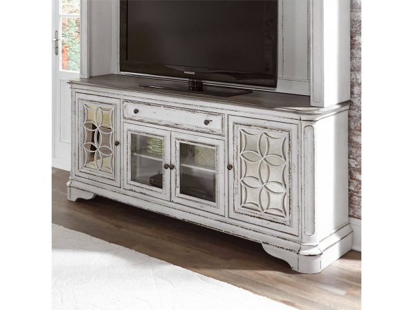 Magnolia Manor 74″ TV Stand Entertainment Stands 3