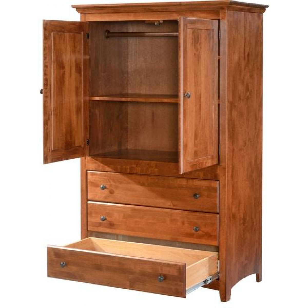 Shaker Bedroom Armoire Chests Amish 4
