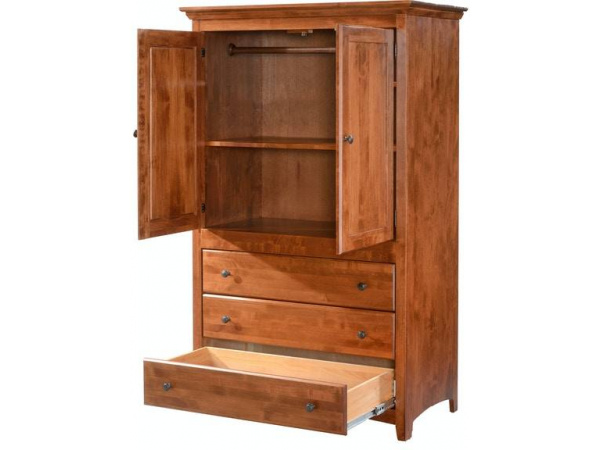 Shaker Bedroom Armoire Chests Amish 5