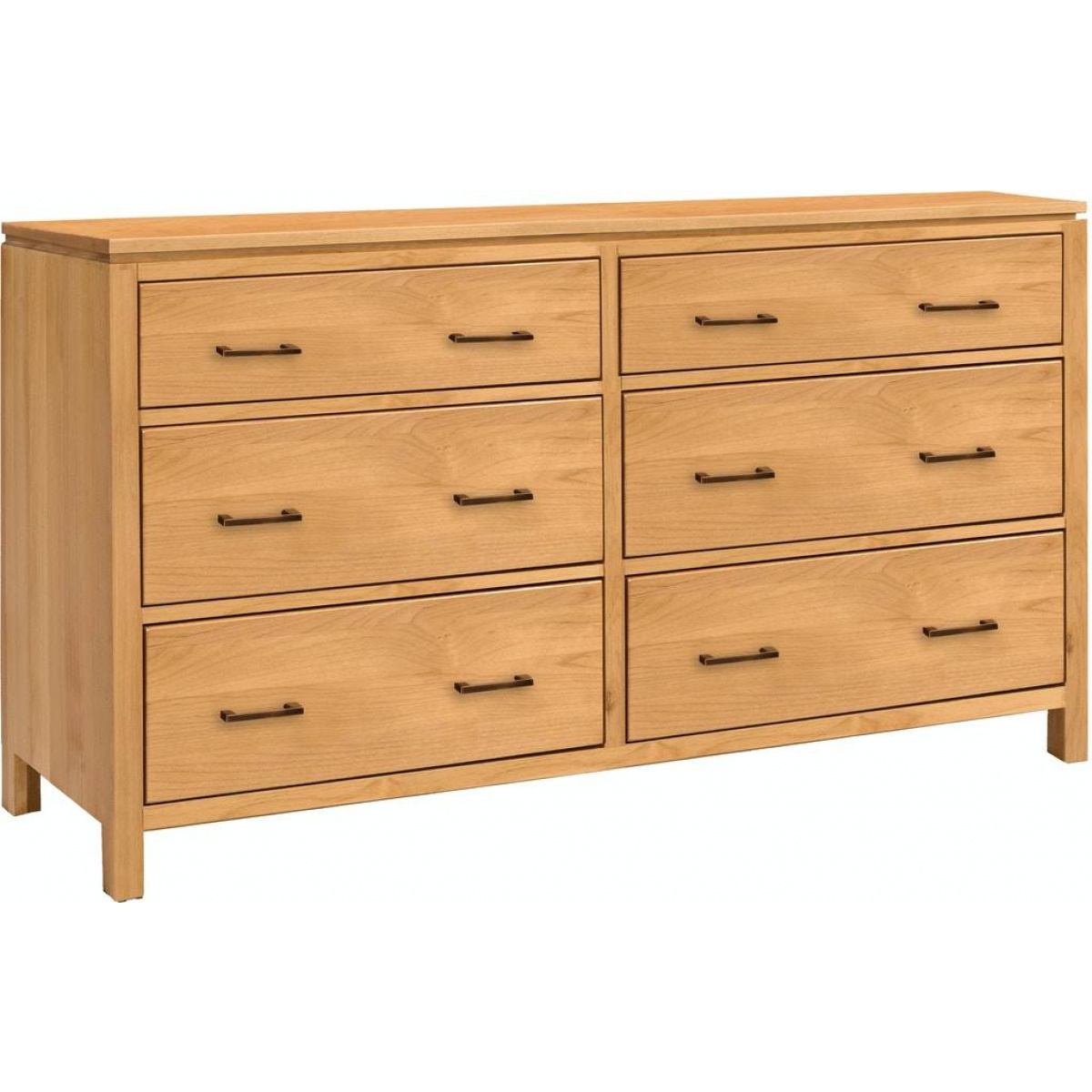 2-West 6 Drawer Dresser Dressers Amish 4