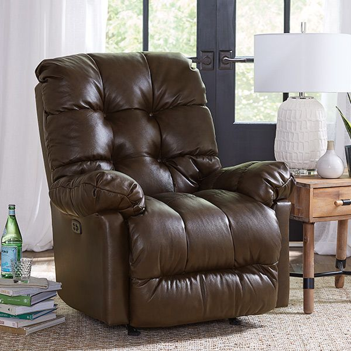 Brosmer Power Wallhugger Reclining Chair Recliners 7