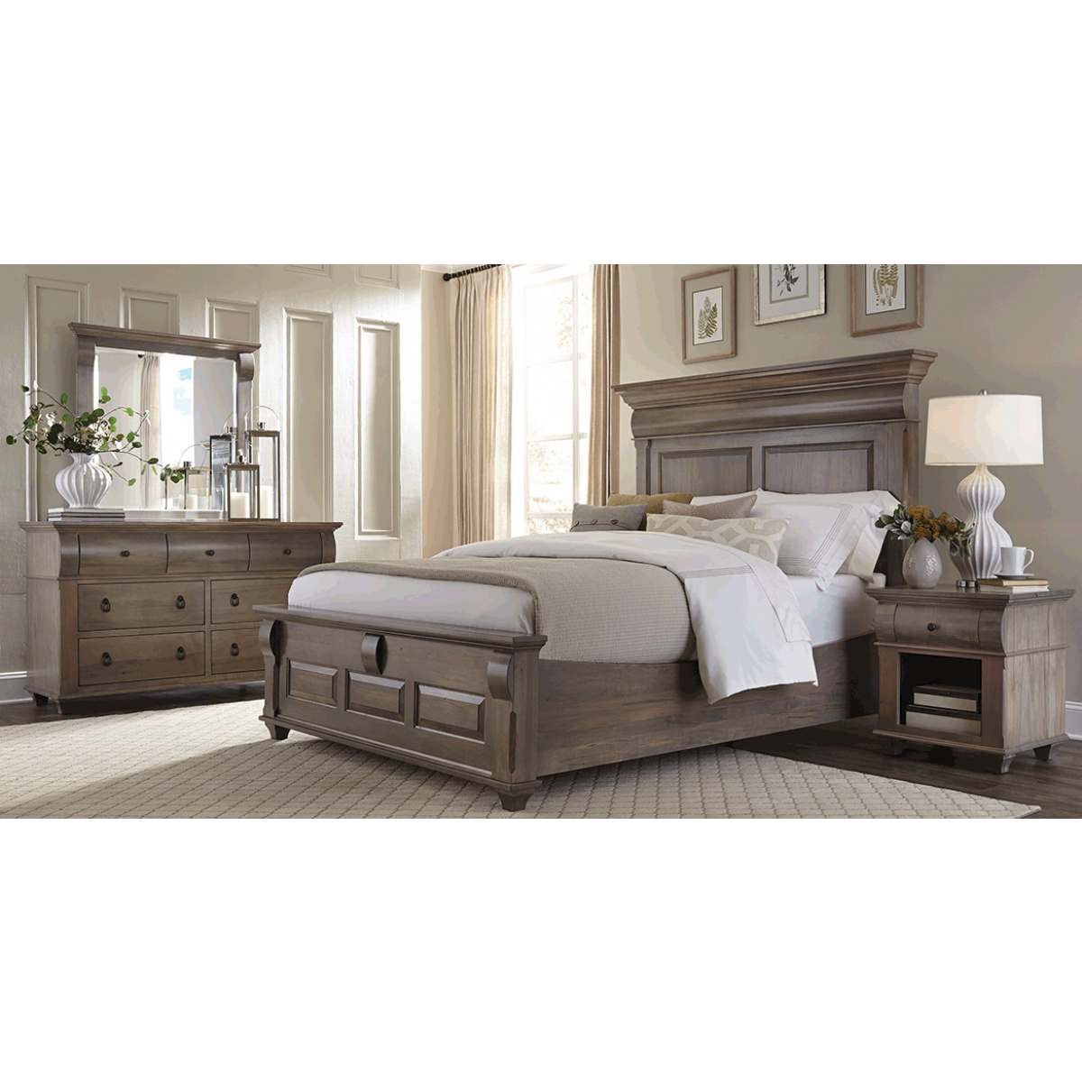 Bartletts Island King Panel Bed Beds Amish 4