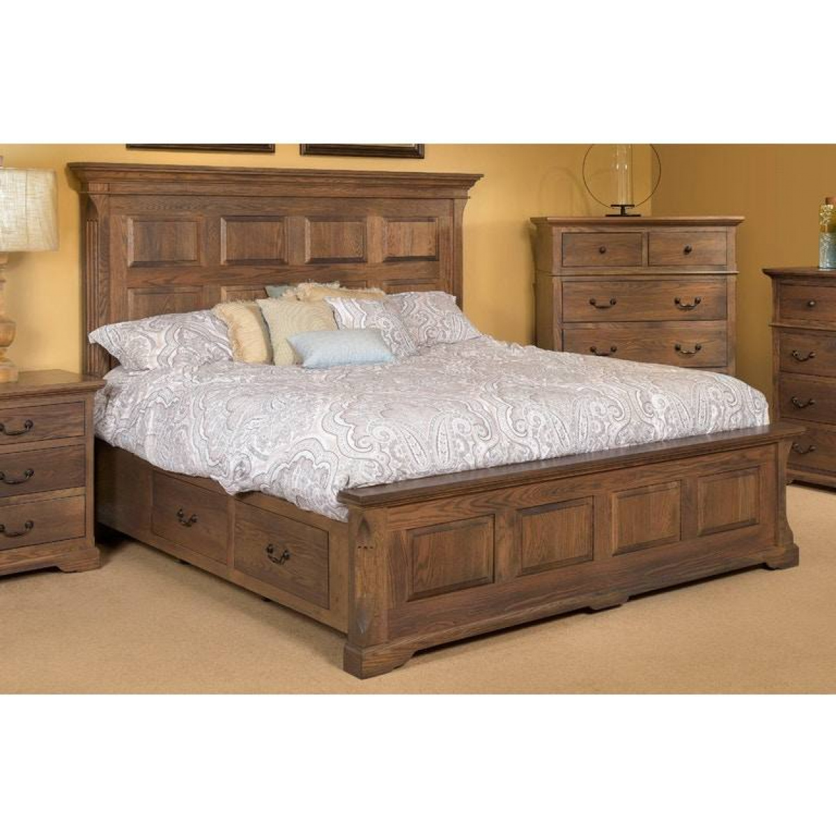 Longmeadow Panel Bed Beds Amish 4