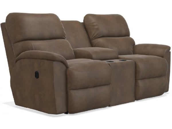 Brooks Reclining Loveseat w/ Console Loveseats Customizable