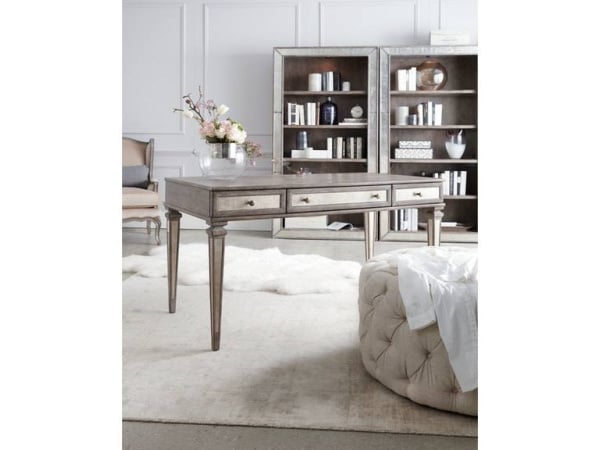 Rustic Glam Leg Desk Desks Hooker Furniture 3