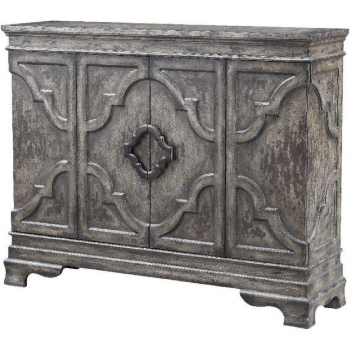 Coast to Coast Bi-Fold Door Media Credenza Entertainment Stands Coast To Coast Imports 4