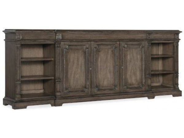 Woodlands Medium 85-Inch Entertainment Console Entertainment Stands Hooker Furniture
