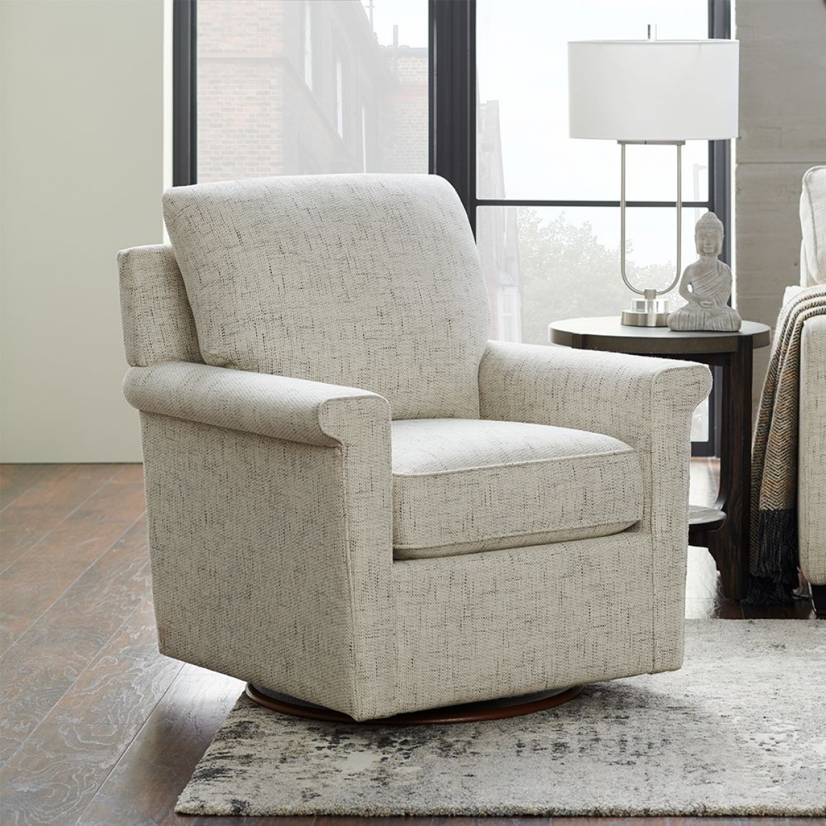 Ferndale Swivel Gliding Chair Chairs Customizable 5
