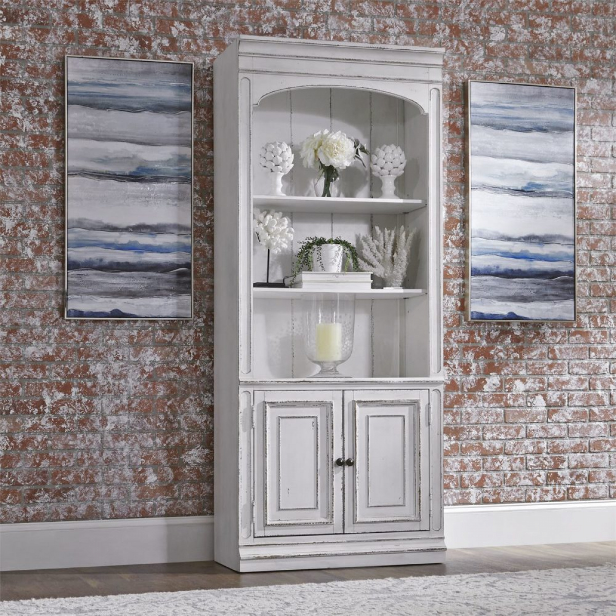 Magnolia Manor Bunching Bookcase Bookcases Liberty Furniture 7