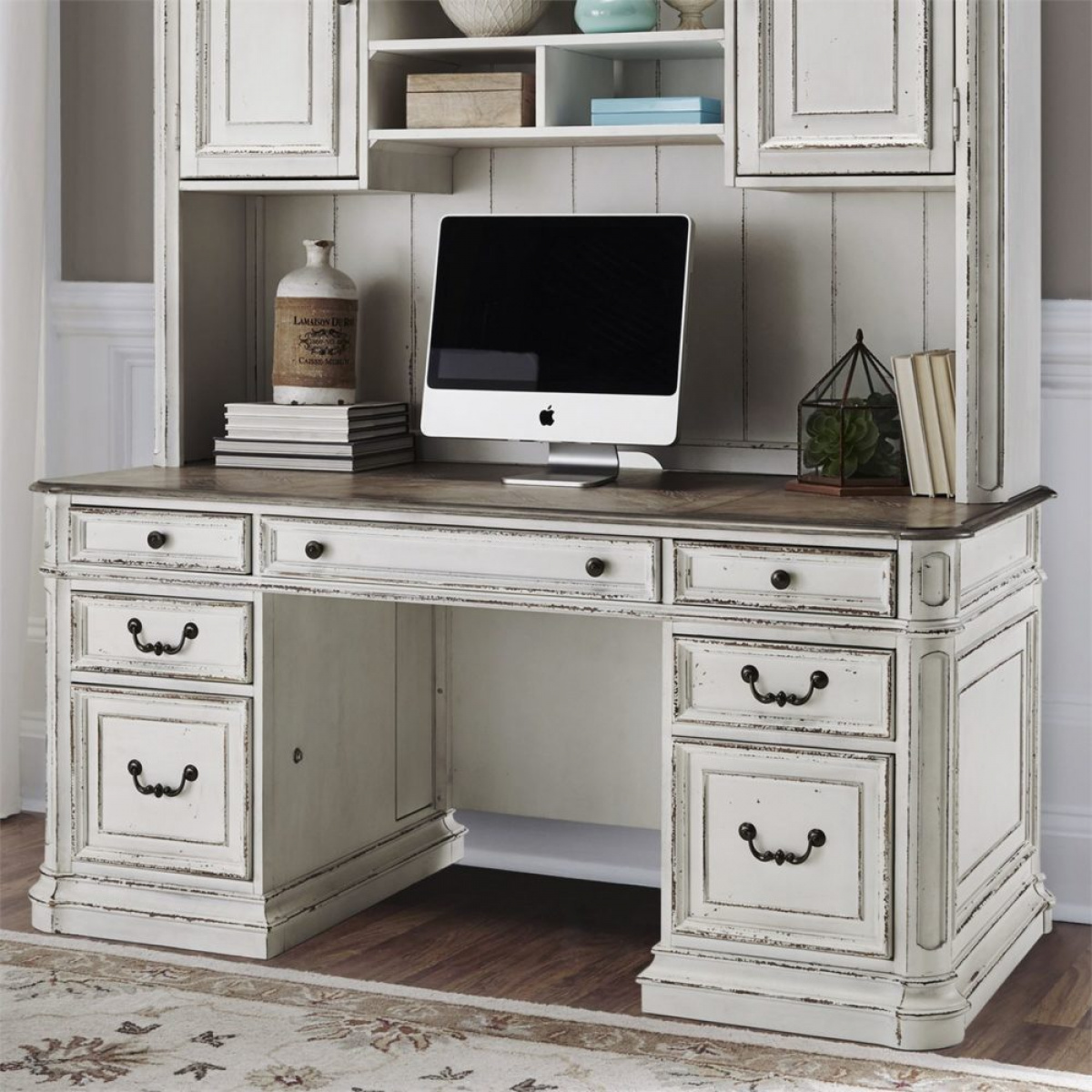 Magnolia Manor Credenza Desks Liberty Furniture 3