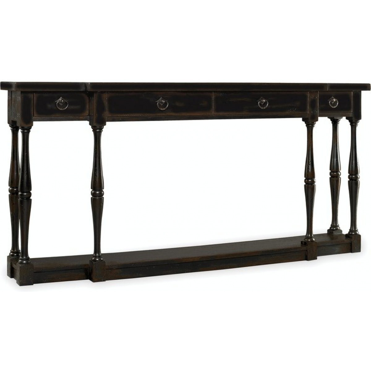 Sanctuary Four-Drawer Thin Console Console Tables Hooker Furniture 3