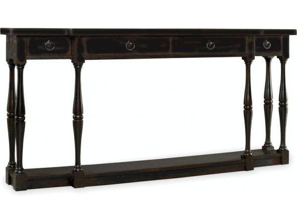 Sanctuary Four-Drawer Thin Console Console Tables Hooker Furniture