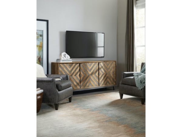 Serramonte 69in Entertainment/Accent Console Entertainment Stands Hooker Furniture 3