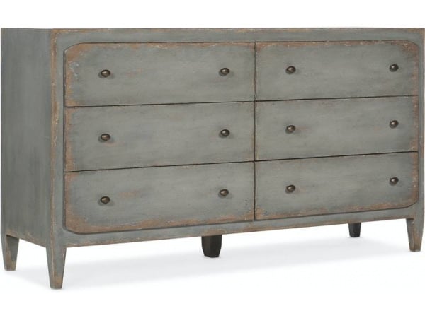 Ciao Bella Six-Drawer Dresser Dressers Hooker Furniture