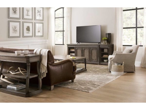 Woodlands Medium 85-Inch Entertainment Console Entertainment Stands Hooker Furniture 3