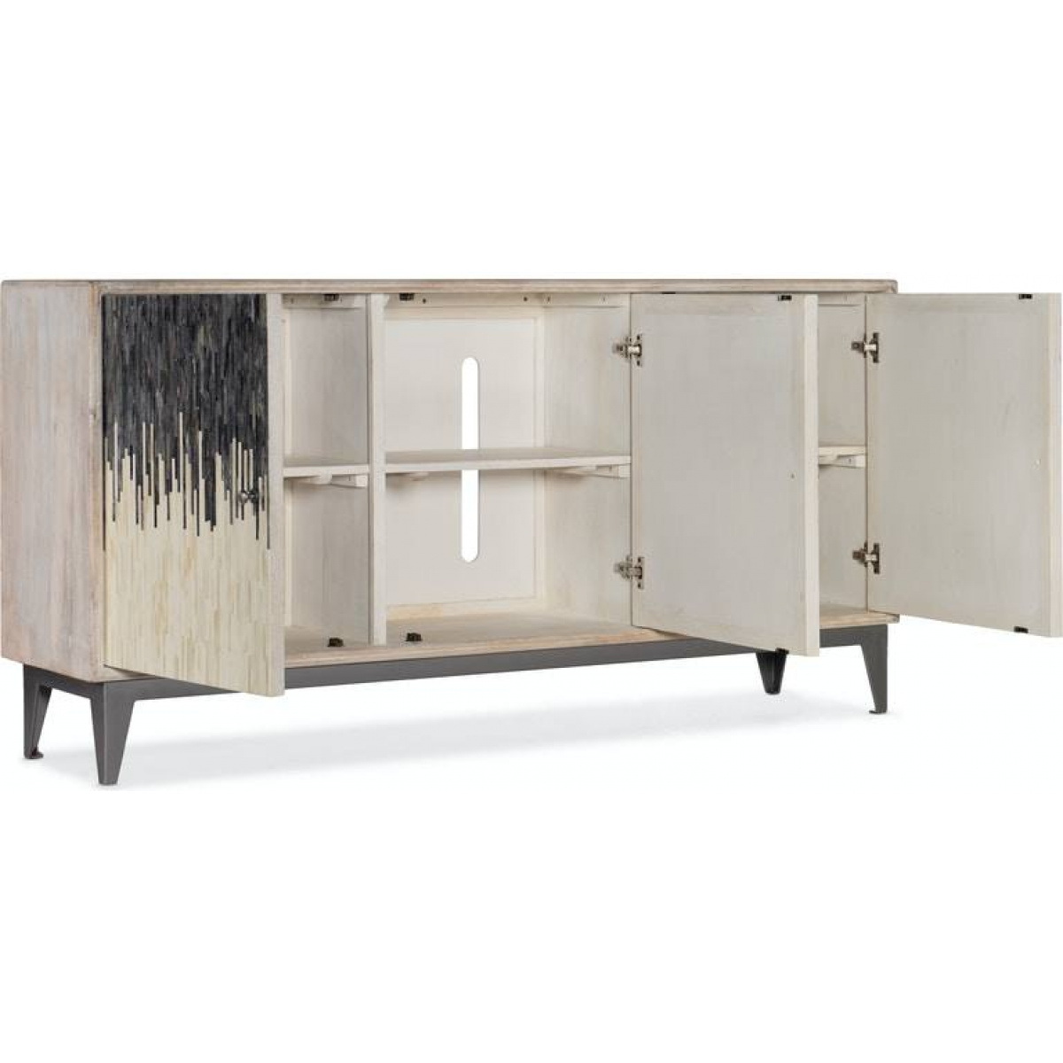 5936-55 Three Door Console Entertainment Stands Hooker Furniture 6