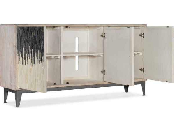 5936-55 Three Door Console Entertainment Stands Hooker Furniture 9