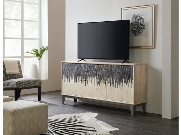 5936-55 Three Door Console Entertainment Stands Hooker Furniture 6