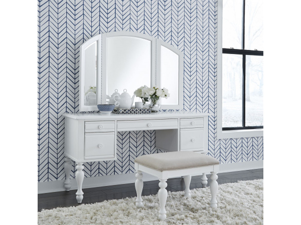 Summer House I 3 Piece Vanity Set Accent Furniture Liberty Furniture 3