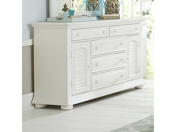 Summer House I 2 Door 5 Drawer Dresser Dressers Liberty Furniture 3