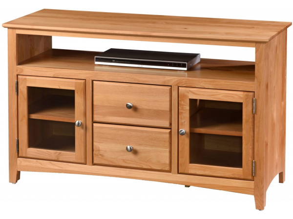 2-West TV Console 48″ Flush Top Entertainment Stands Amish