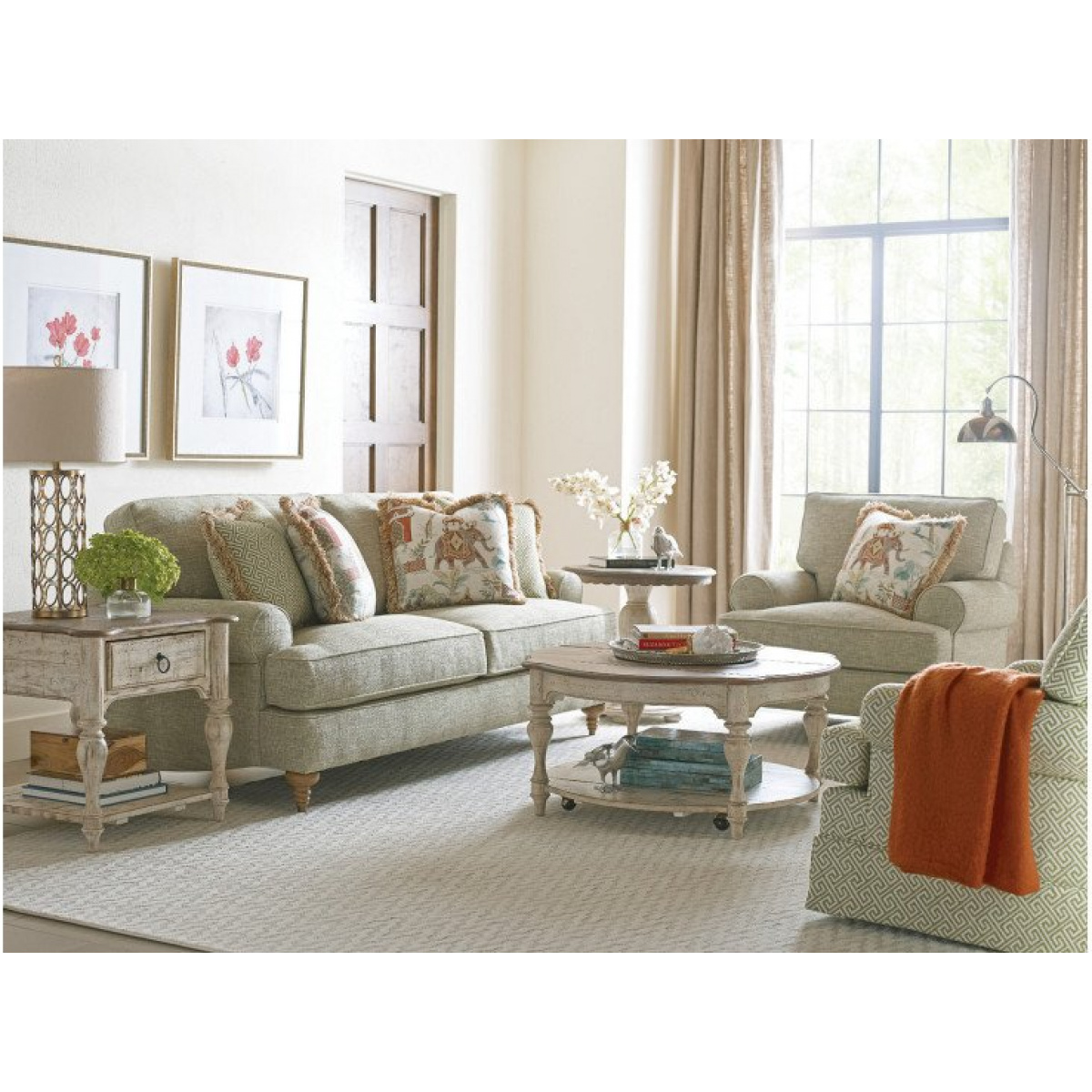 Weatherford Bolton Round Cocktail Table Cocktail & Coffee Tables Kincaid Furniture 2