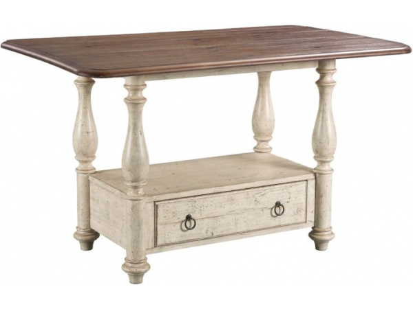 Weatherford – Cornsilk Tall Gathering Table Dining Tables Kincaid Furniture