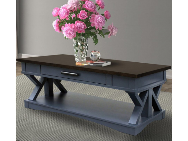 Americana Modern – Denim Cocktail Table Cocktail & Coffee Tables Parker House