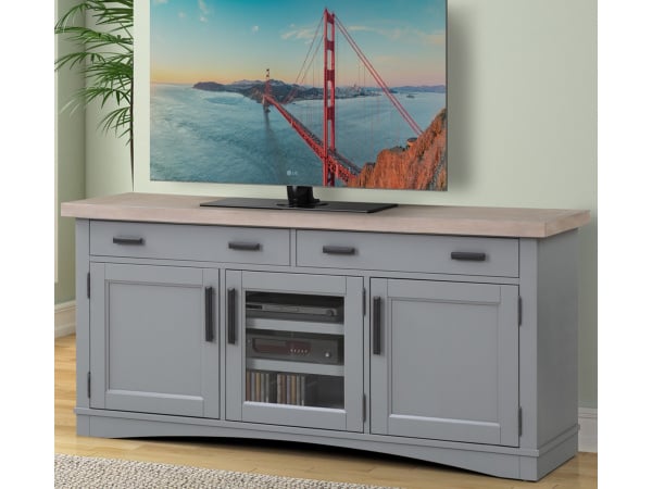 Americana Modern – Dove 63 In. Tv Console Entertainment Stands Parker House