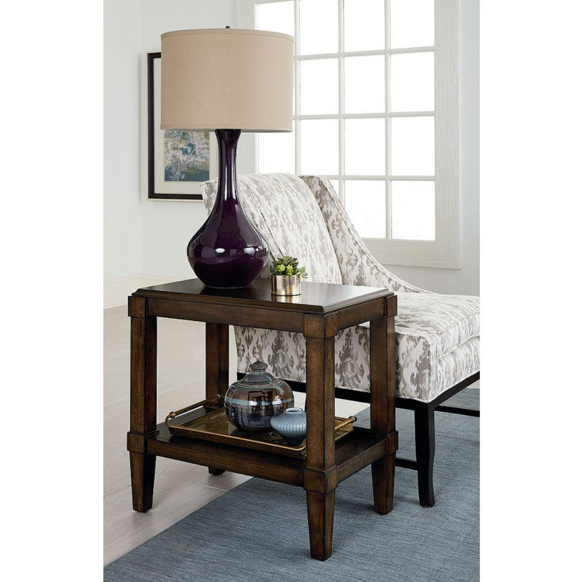 Halsey Chairside Table End tables Hammary 2