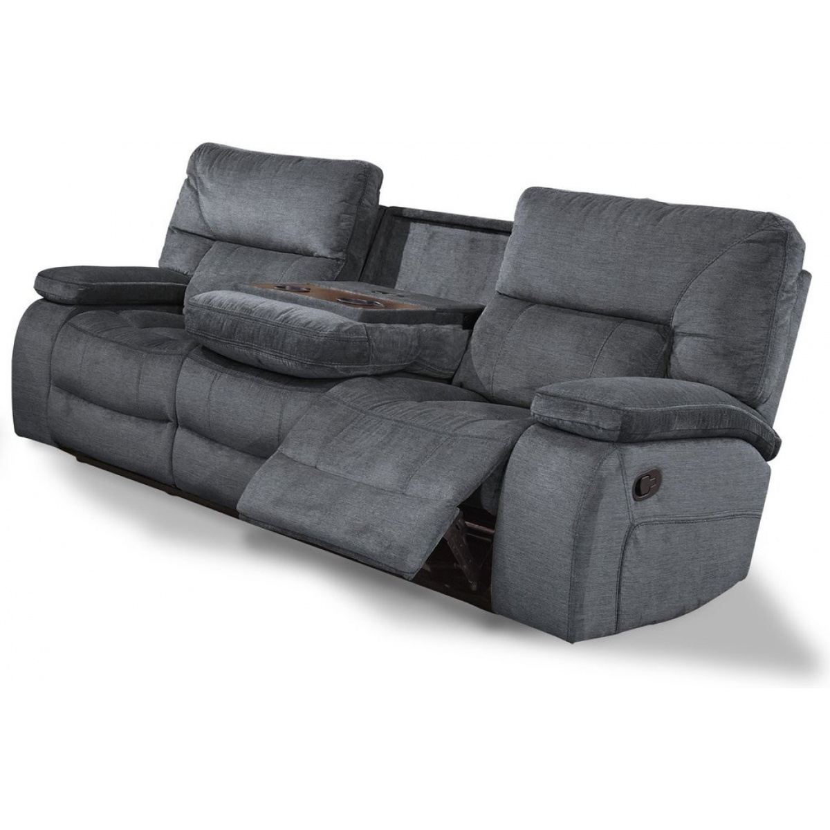 Manual Drop Down Console Reclining Sofa Sofas Parker House 4