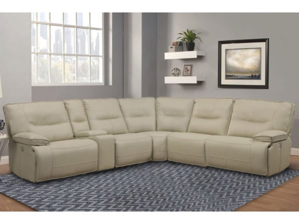 Spartacus Oyster 6pc Sectional Sectionals Parker House
