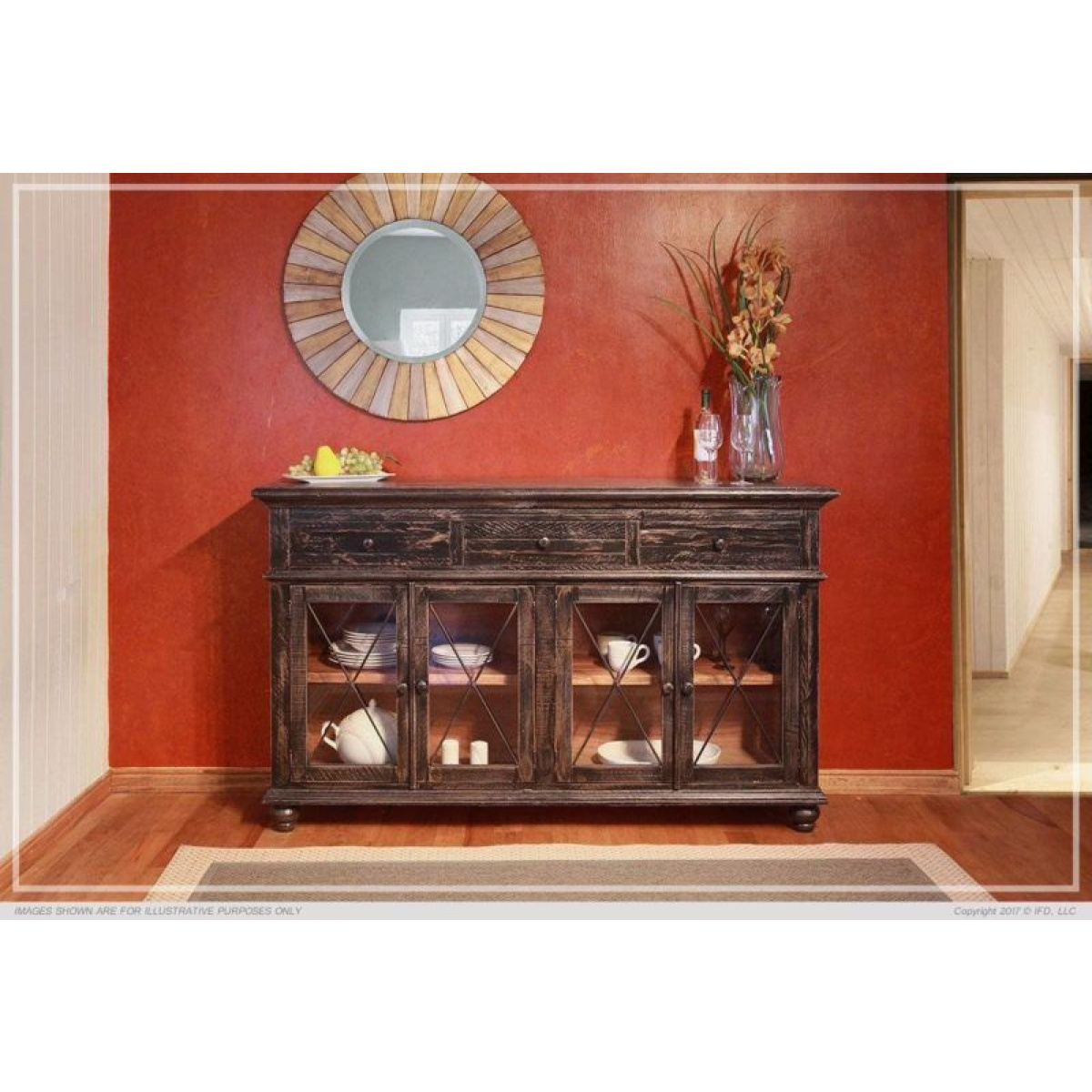 970 Vintage 70″ Console Console Tables International Furniture Direct 5