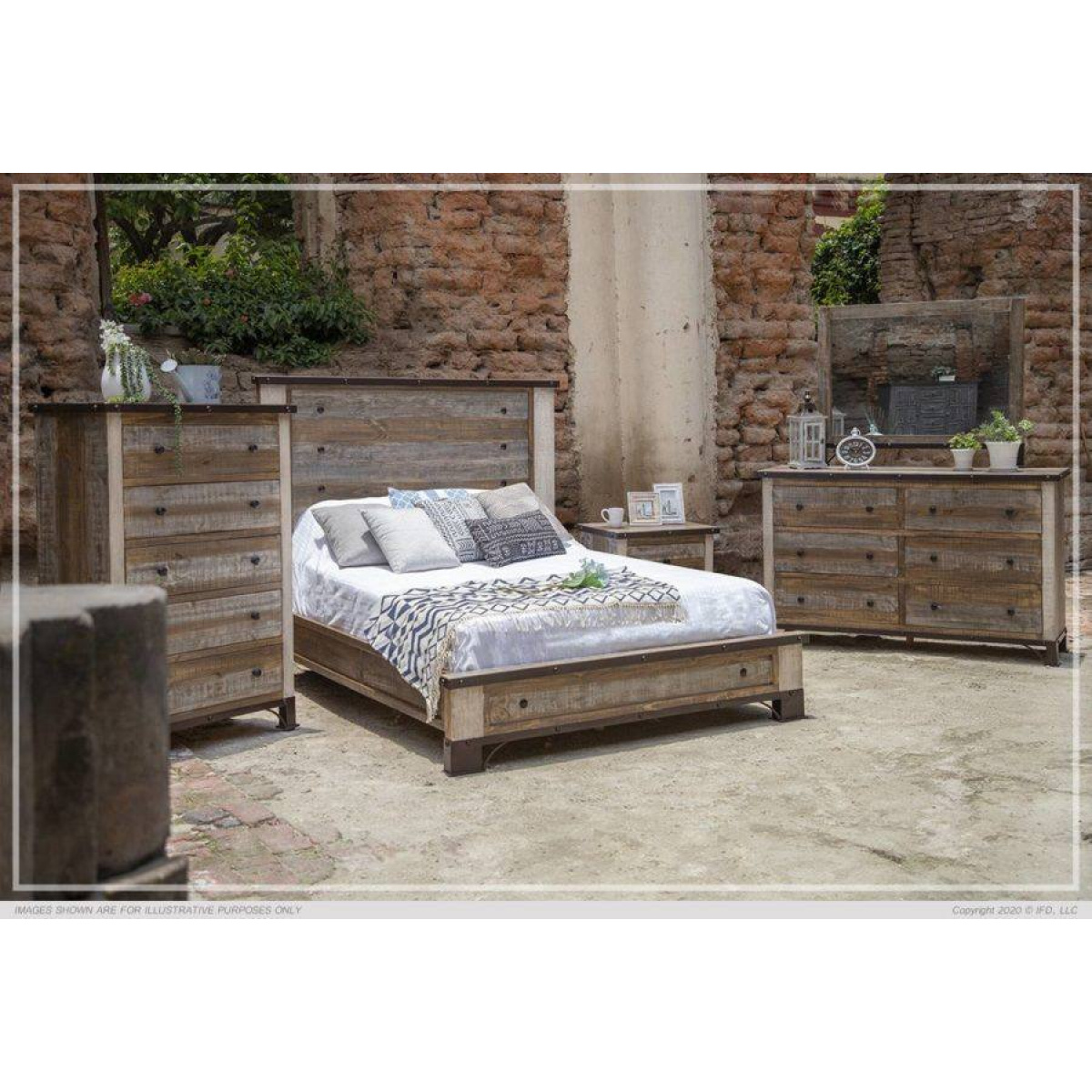 IFD966DSR 6 Drawer Dresser Dressers International Furniture Direct 4