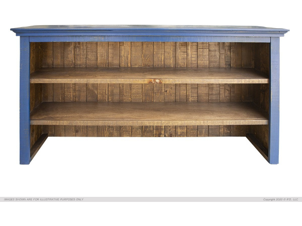 9901 Capri Blue Console & Hutch Set Entertainment Stands International Furniture Direct 3