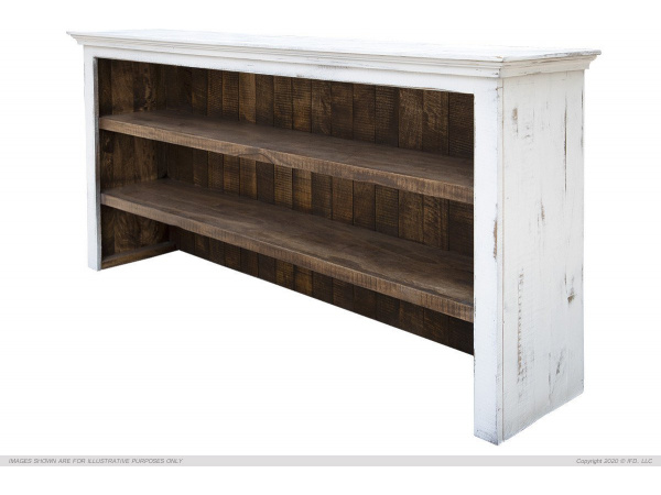 9901 Capri White Console & Hutch Set Console Tables International Furniture Direct 5