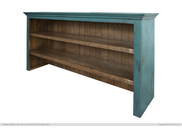 9901 Capri Green Console & Hutch Set Entertainment Stands International Furniture Direct 3
