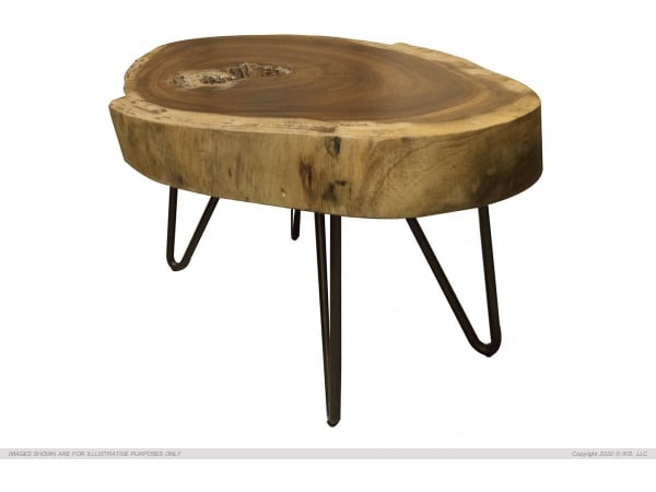 880 Vivo Authentic Live-Edge Chair-side Table End tables International Furniture Direct