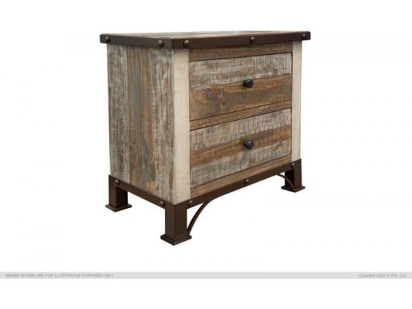 2 Drawer Nightstand IFD966NTST Nightstands International Furniture Direct