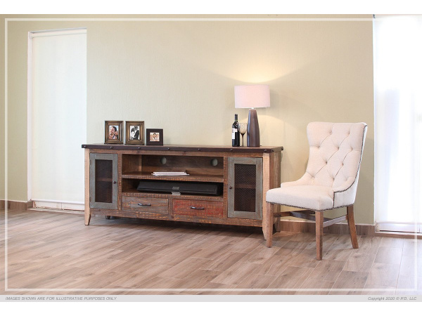 Antique 76 Inch TV Stand Entertainment Stands International Furniture Direct