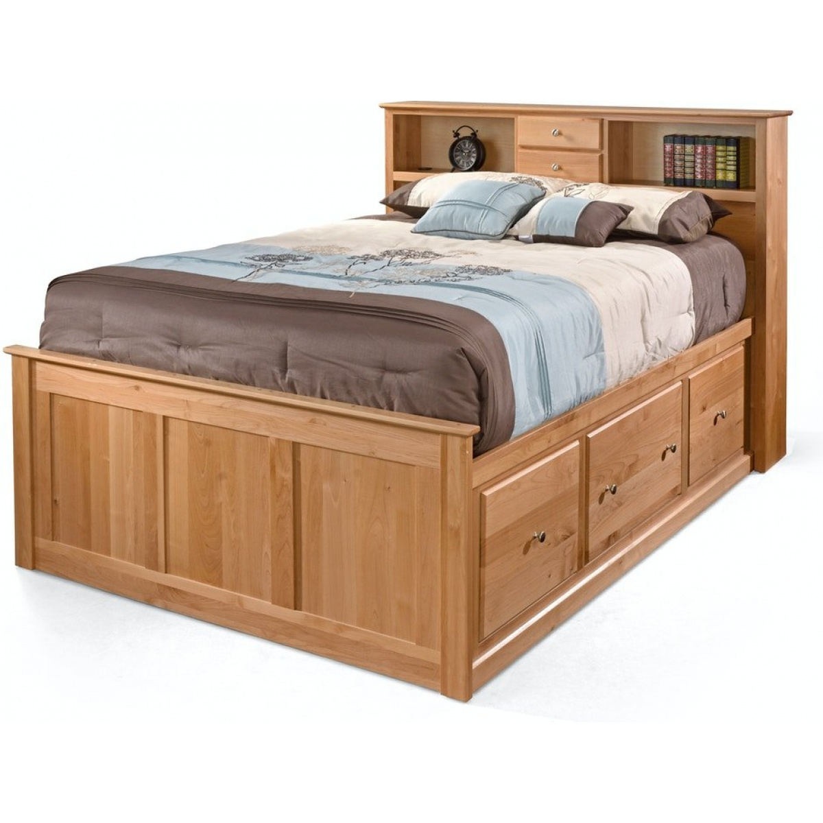 Shaker Storage Bed Beds Amish 3