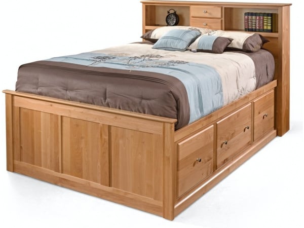 Shaker Storage Bed Beds Amish