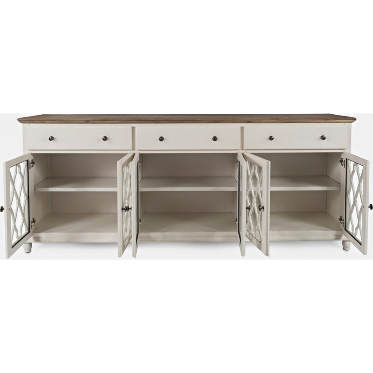 Aurora Hills 6-Door Accent Chest Entertainment Stands Jofran 6