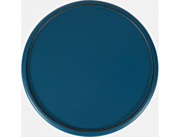 Global Archive Drum Table Blue Accent Furniture Jofran 3