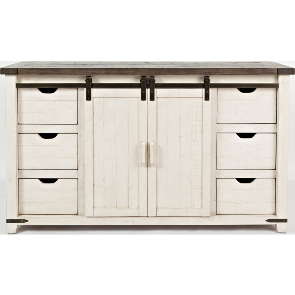Madison County 60″ Barn Door Server Dining Storage Jofran 4