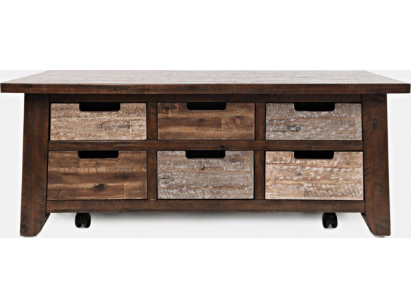 Painted Canyon Box Cocktail Table Cocktail & Coffee Tables Jofran 4