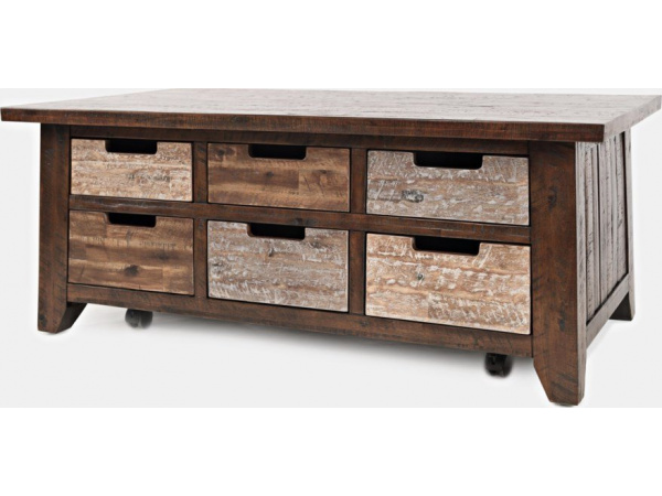 Painted Canyon Box Cocktail Table Cocktail & Coffee Tables Jofran 6