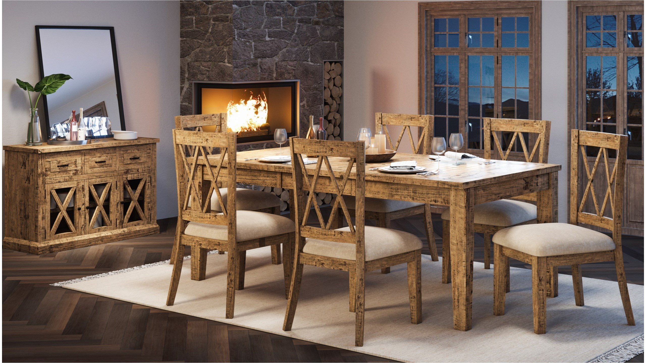 Telluride Extension Dining Table Dining Tables Jofran 9