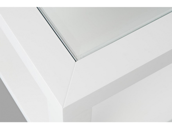 Urban Icon Rectangle Castered Cocktail Table White Cocktail & Coffee Tables Jofran 3